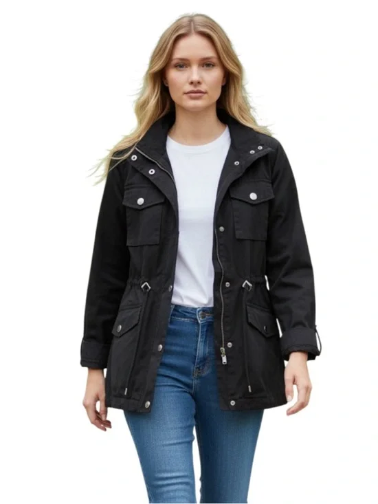 a new day Women's Dark Utility Jacket - Picture 1 of 7